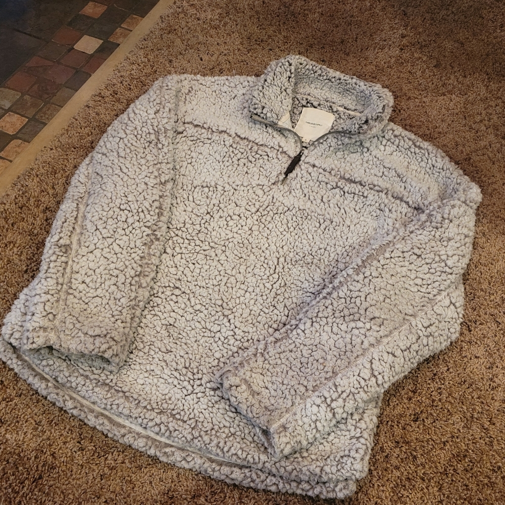 Thread & Supply Wubby Fleece Pullover S Ivory